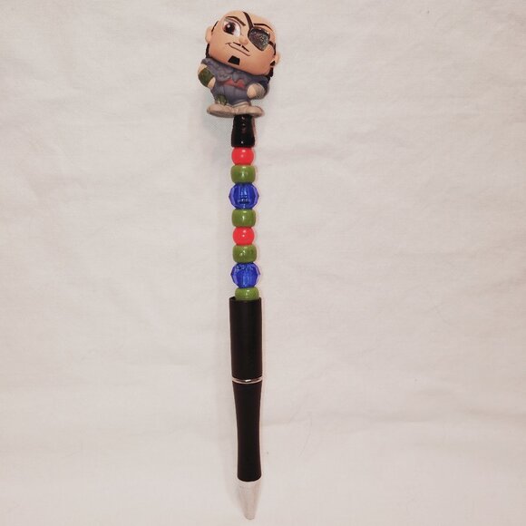 Disney Doorable- Tong- Handmade Beaded Pen Raya and the Last Dragon - Picture 1 of 2